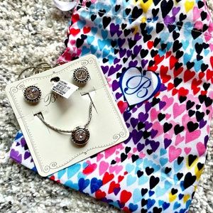 NWT Brighton Twinkle Earrings and Fortino Necklace
